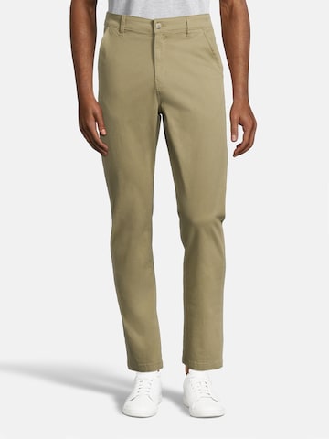 AÉROPOSTALE Regular Chino trousers in Green: front