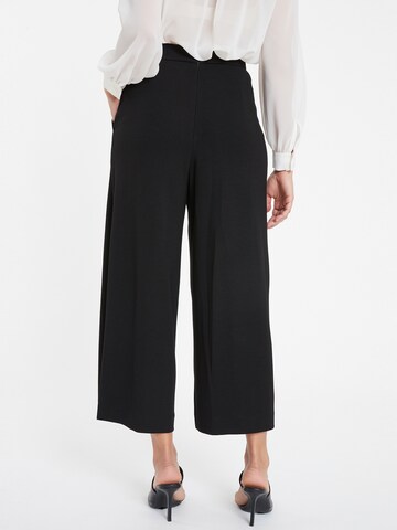 Ana Alcazar Wide leg Broek ' Sistea ' in Zwart