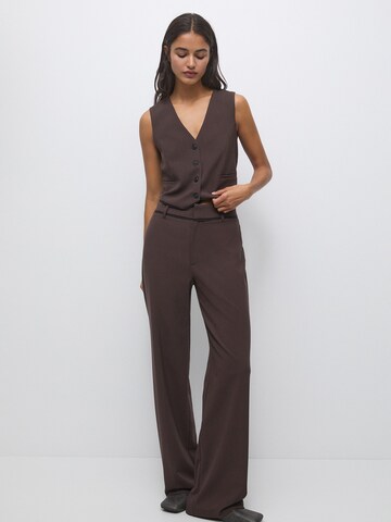 Pull&Bear Boot cut Trousers in Brown