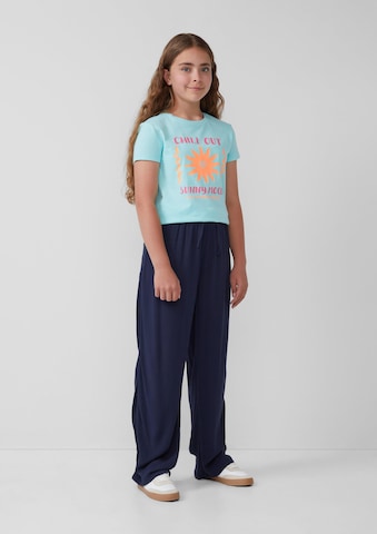 s.Oliver Wide leg Broek in Blauw