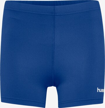 Hummel Skinny Sporthose in Blau: predná strana