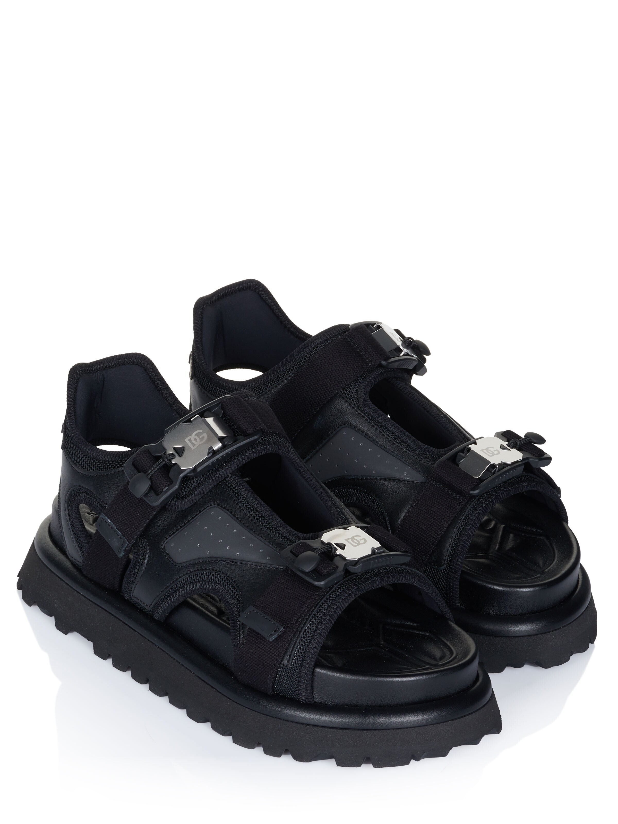 DOLCE & GABBANA Sandal i svart