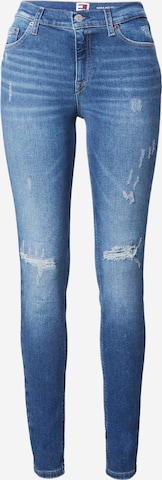 Tommy Jeans Skinny Fit Дънки 'NORA MID RISE SKINNY' в синьо: отпред