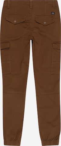 Effilé Pantalon 'PAUL' Jack & Jones Junior en marron