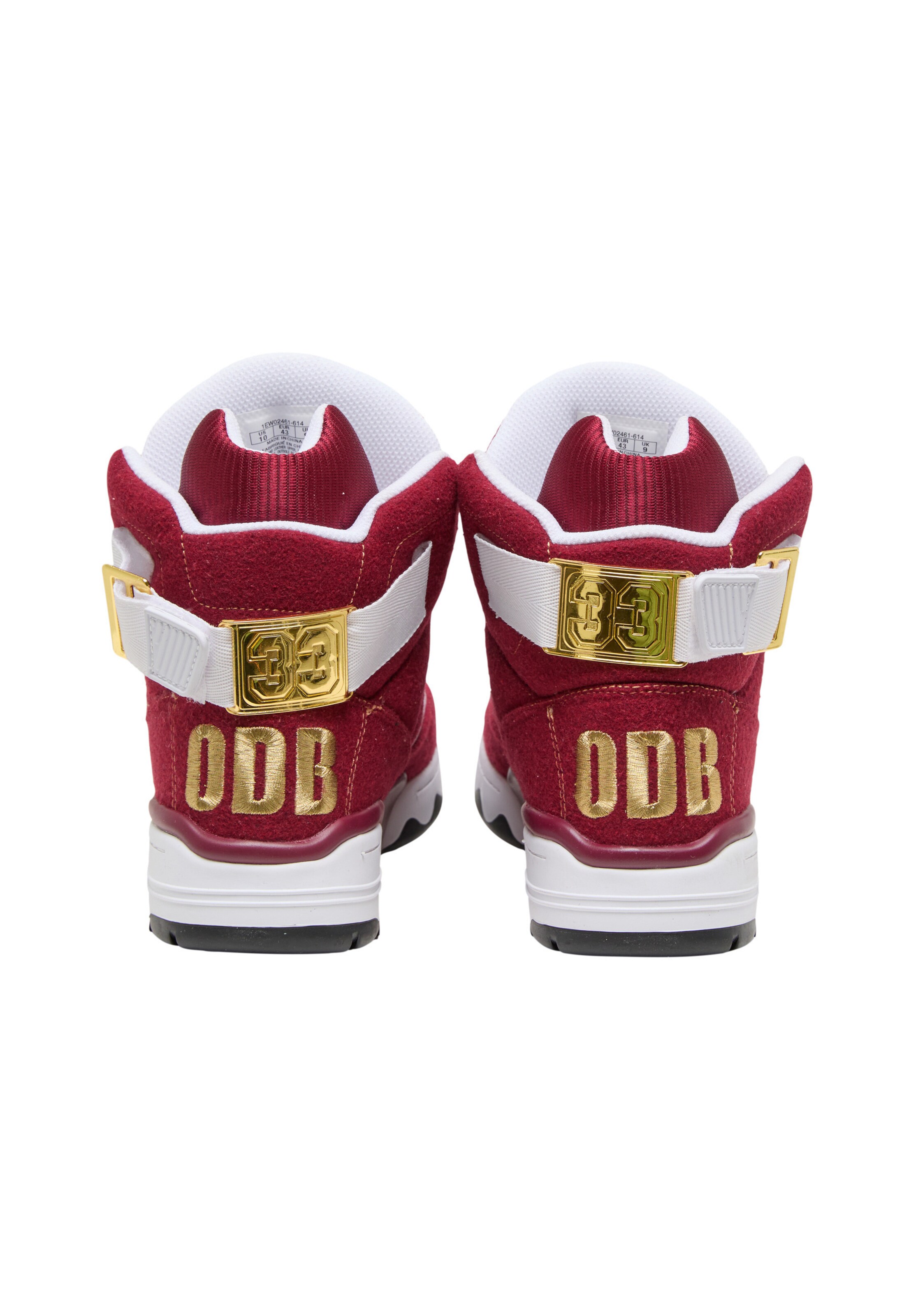 Sneaker alta '33 HI x ODB' di Ewing in rosso