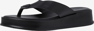 TAMARIS T-Bar Sandals in Black: front