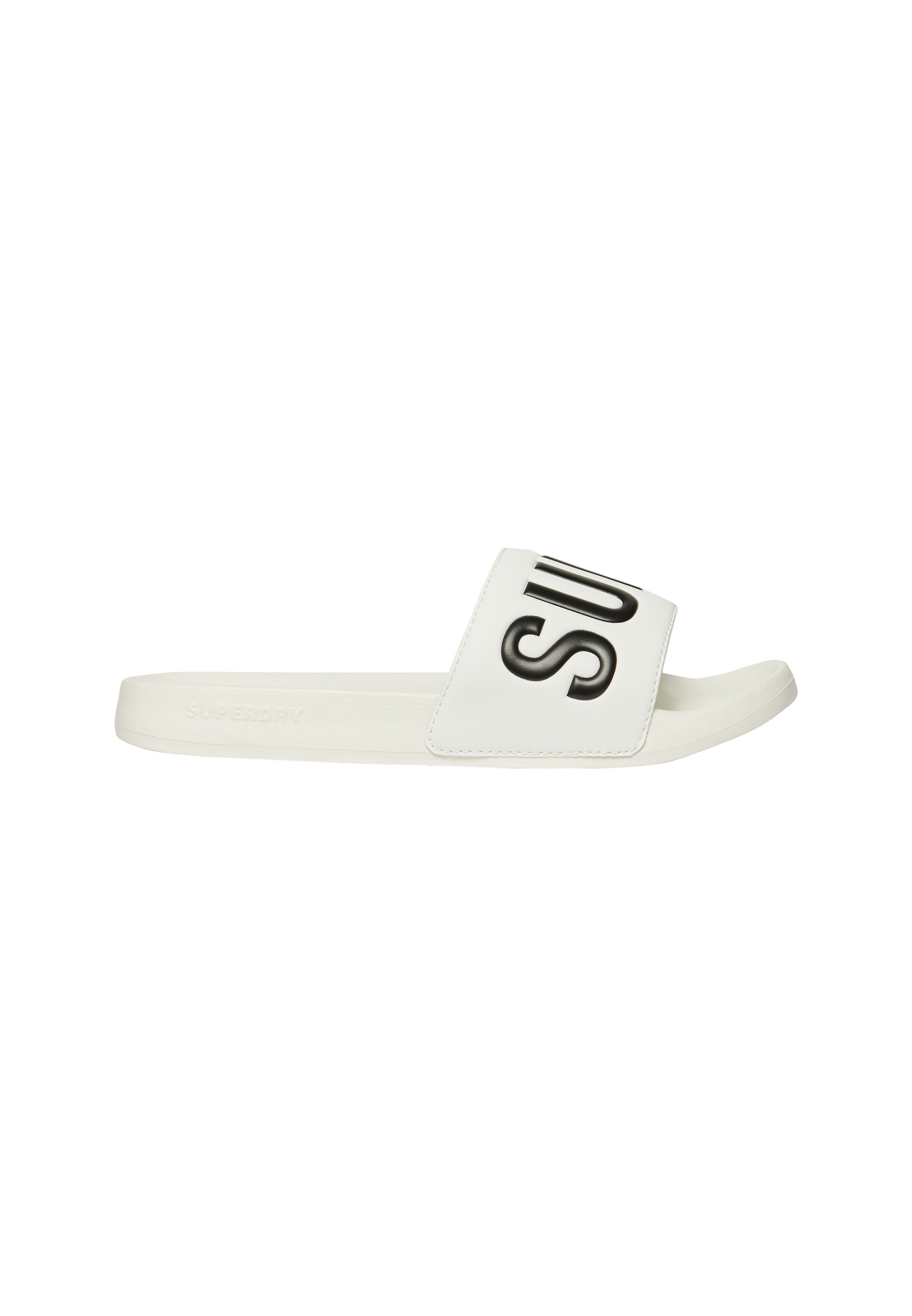 Claquettes / Tongs 'Core' Superdry en blanc : devant