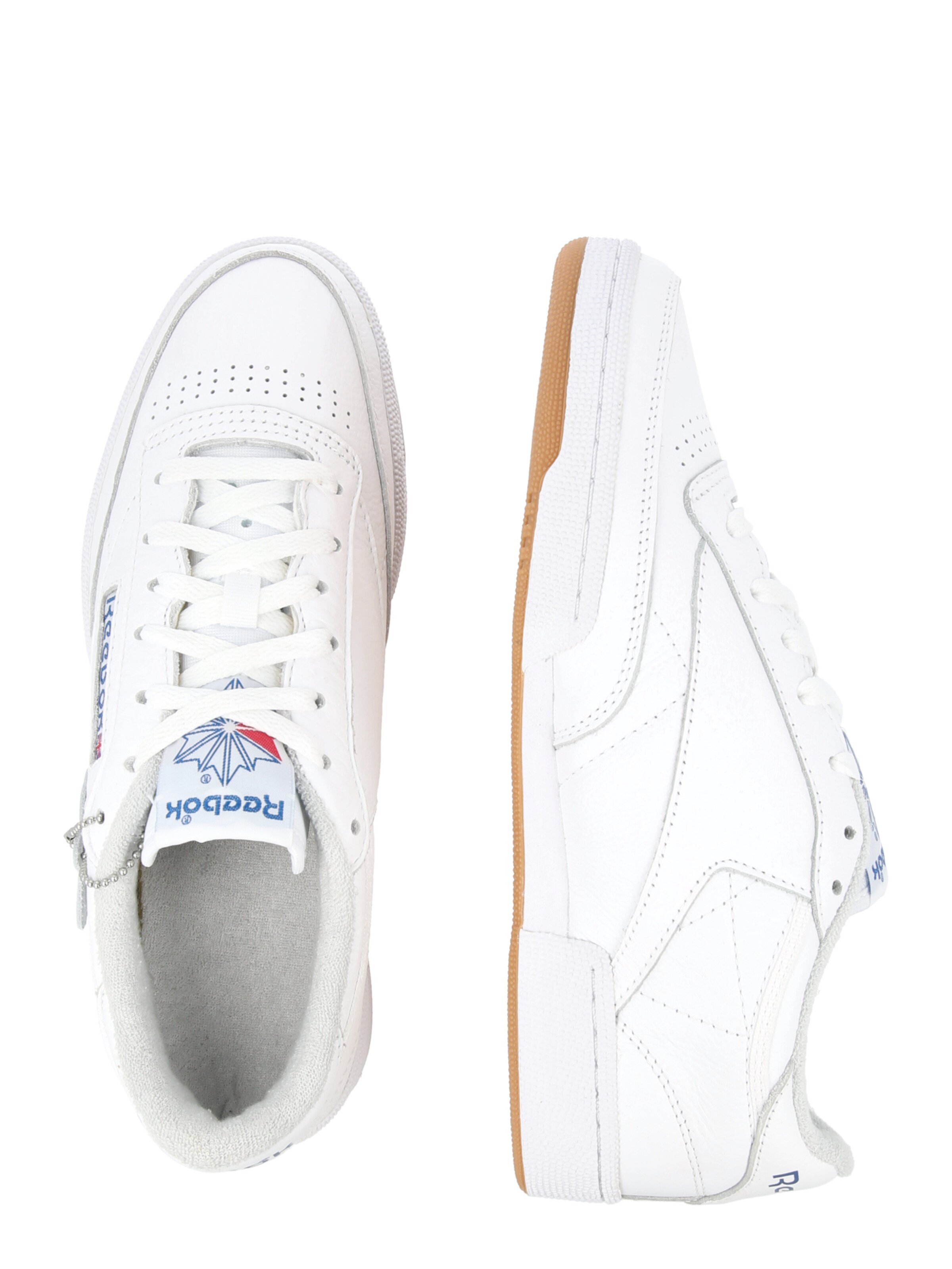 balta Reebok Sportbačiai be auliuko 'CLUB C 85'