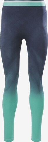 Skinny Pantaloni sport de la Reebok pe albastru