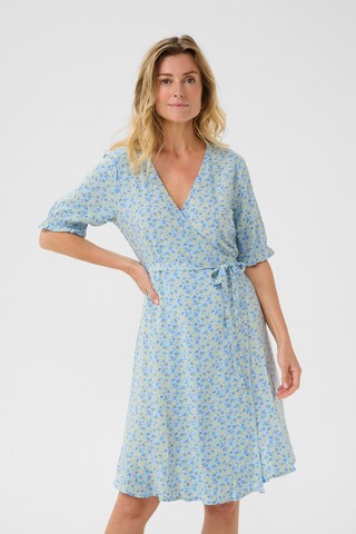 Cream Kleid 'Tiah' in Blau: Vorderseite