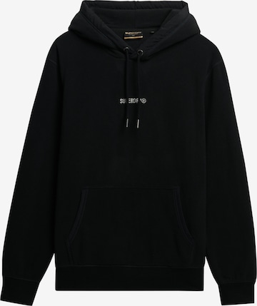 Superdry Sweatshirt in Zwart: voorkant