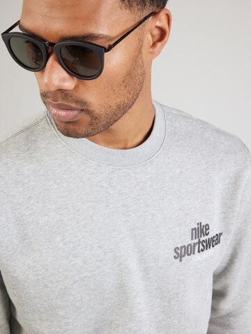 Nike Sportswear Sweatshirt 'CLUB' in Grey