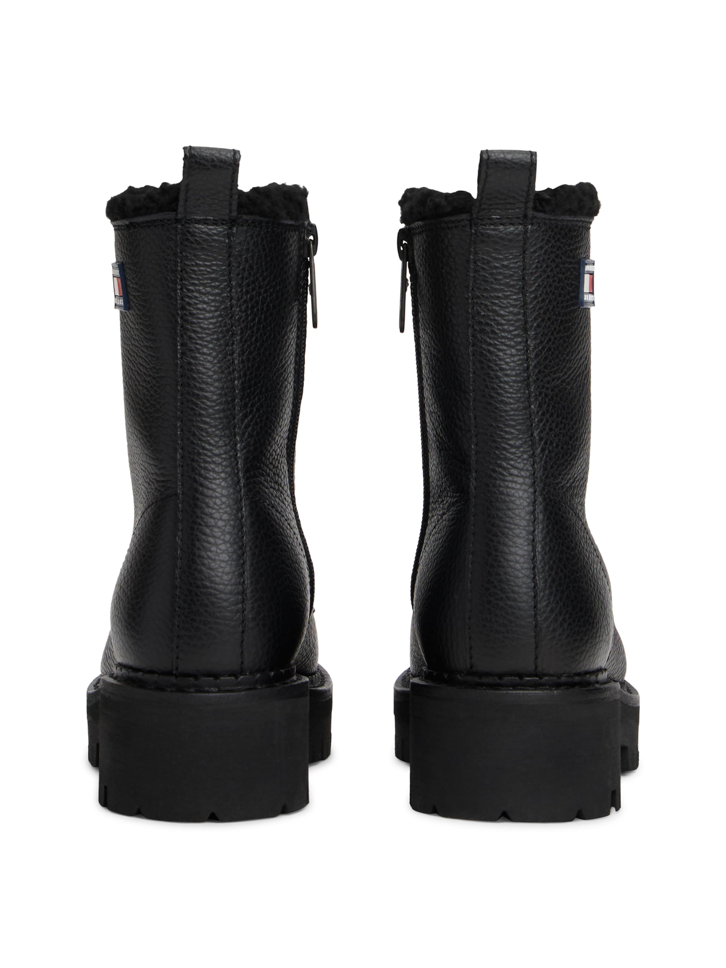 Bottines à lacets Tommy Jeans en noir