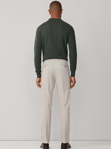 Hackett London Slim fit Pleated Pants in Beige