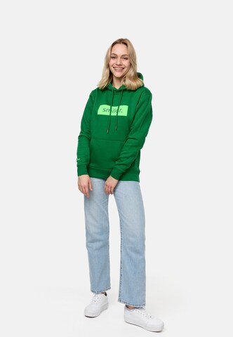 Sweat-shirt smiler. en vert