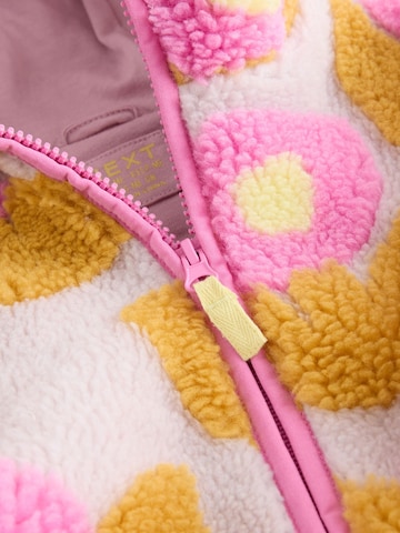 Next Fleece jas in Lila