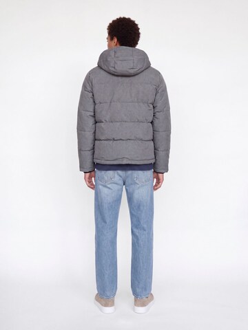 JACK & JONES Kurtka zimowa 'JJWilliam' w kolorze szary