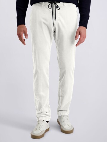 PIERRE CARDIN Tapered Trousers 'Confolens' in Beige: front