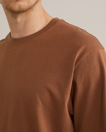 WE Fashion - Camiseta en marrón