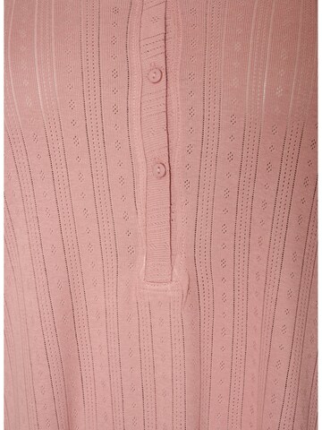 Zizzi Nachthemd 'POINTY' in Pink