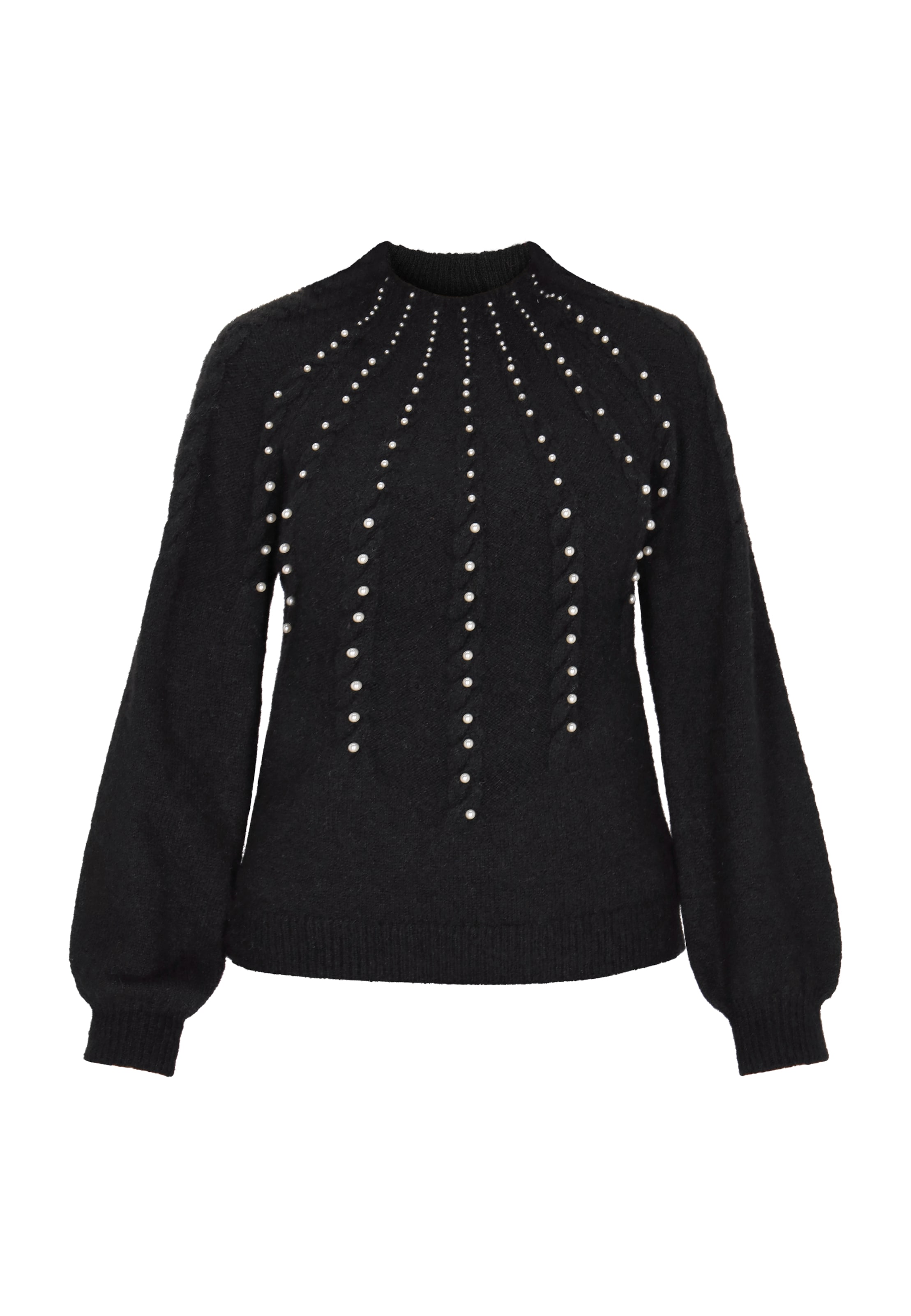 faina Svetr – černá: přední strana