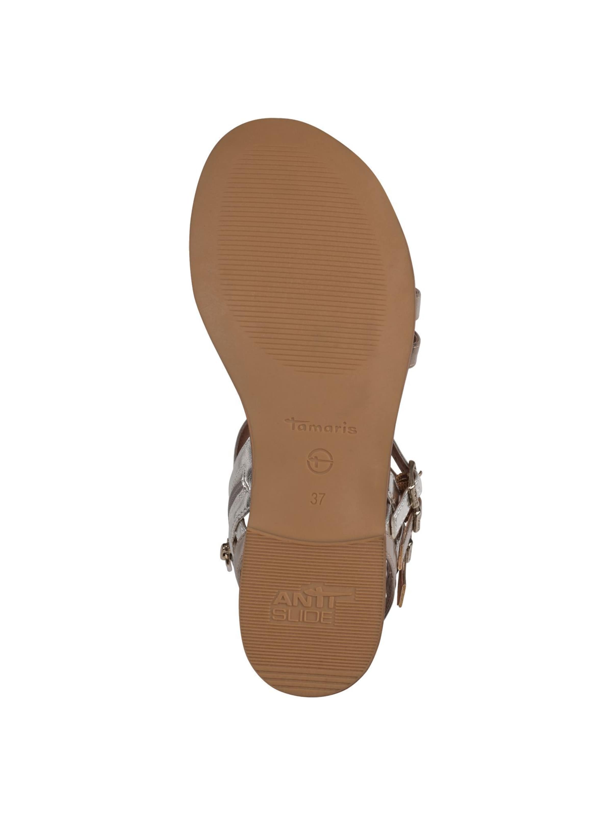 Sandales à lanières Tamaris en bronze