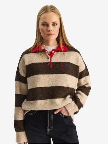 Bianco Lucci Pullover in Mischfarben: Vorderseite