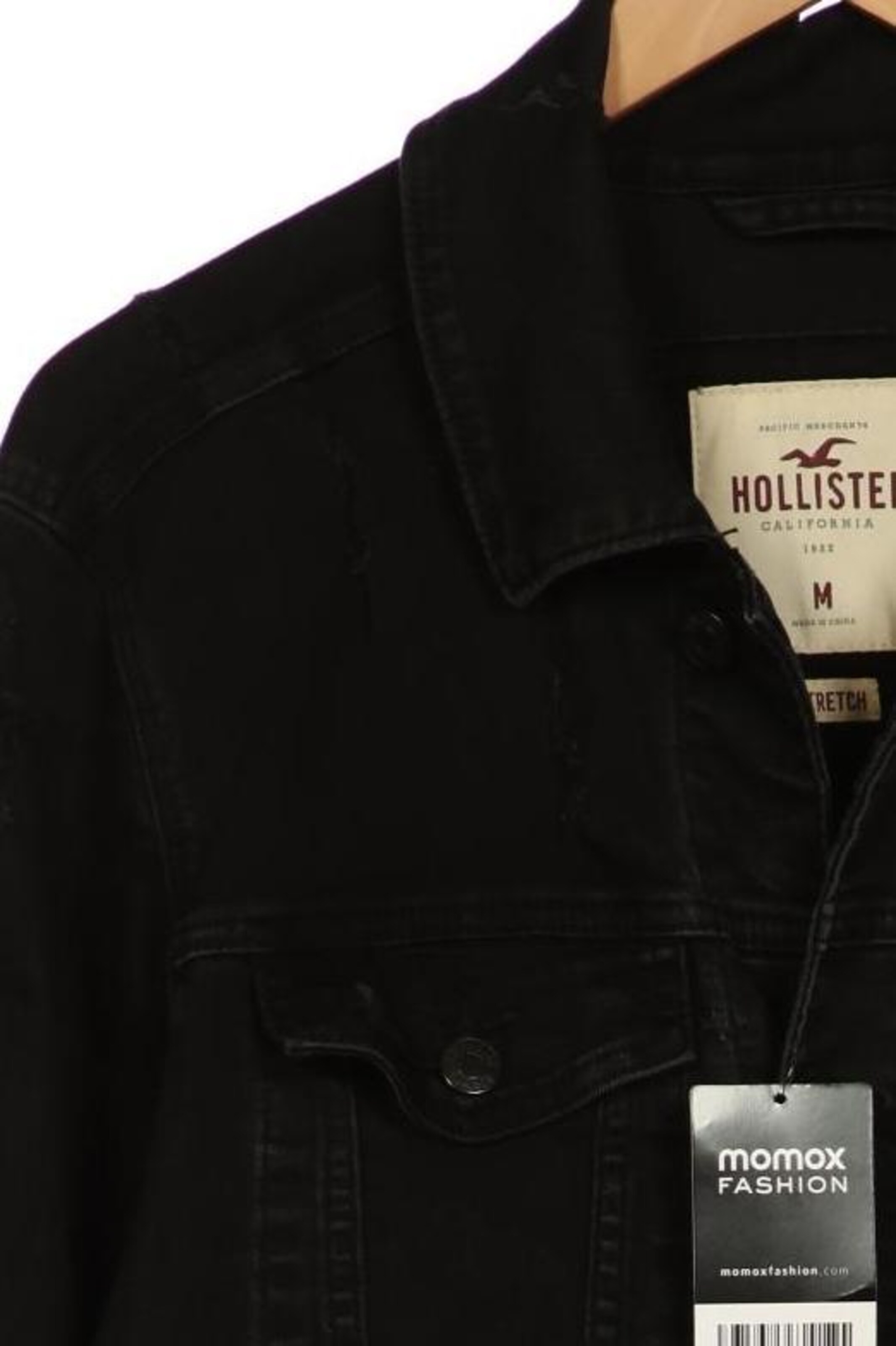 HOLLISTER Jacket & Coat in M in Black