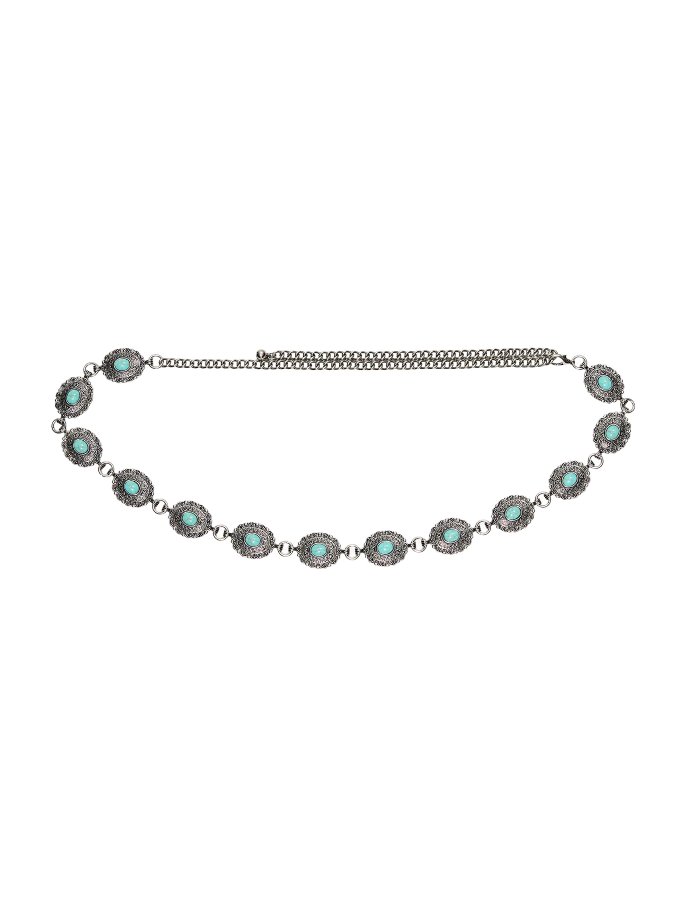 Curea de la Bershka pe argintiu: față