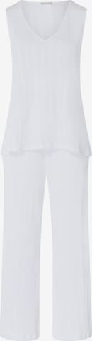 Hanro Pajama ' Simone ' in White: front