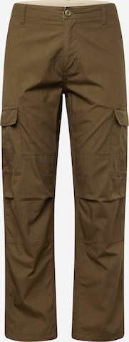 Loosefit Pantaloni cu buzunare de la Carhartt WIP pe verde: față