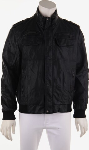 Calvin Klein Kunstlederjacke M in Schwarz: predná strana