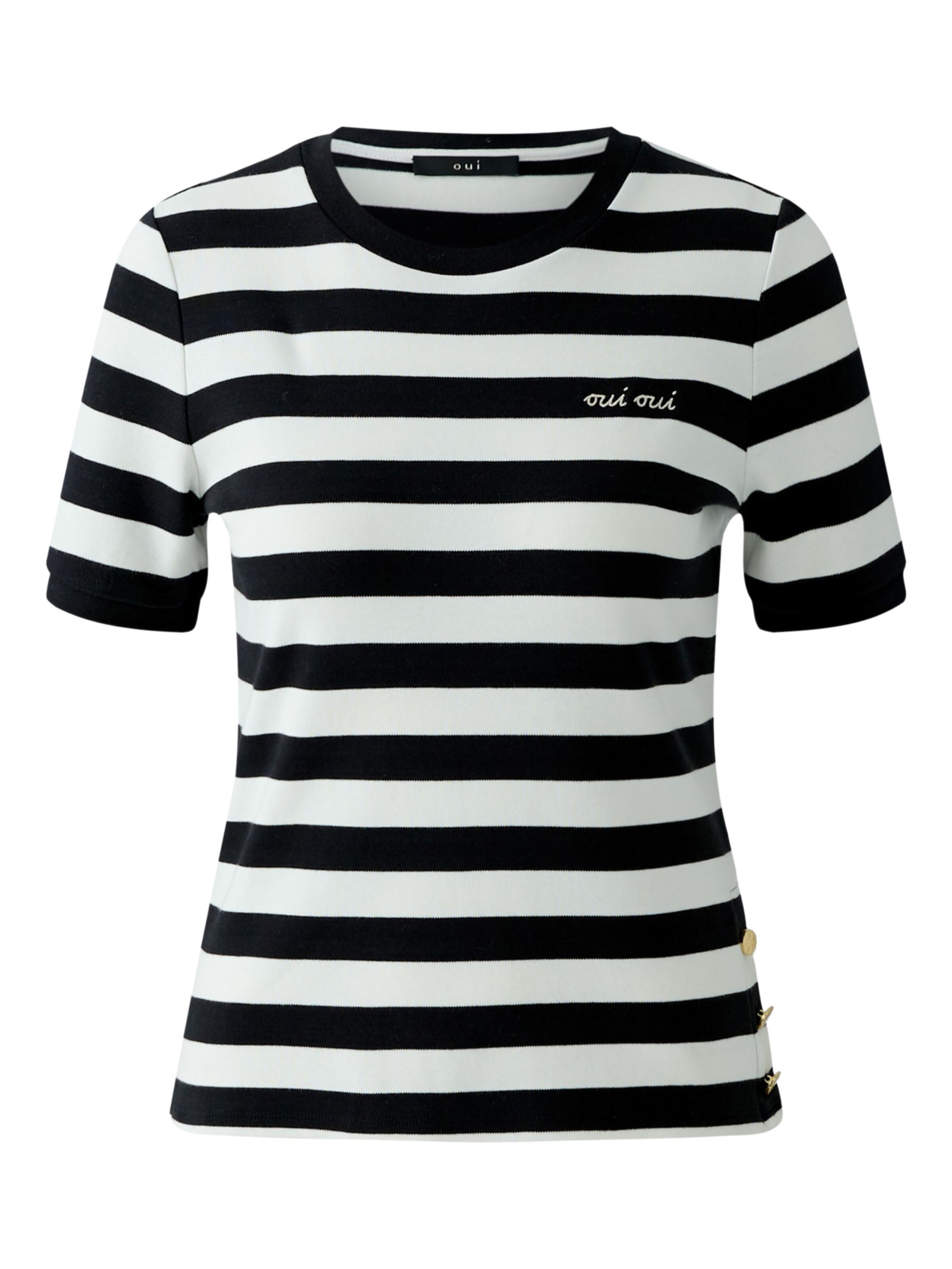 OUI Shirt in Black: front