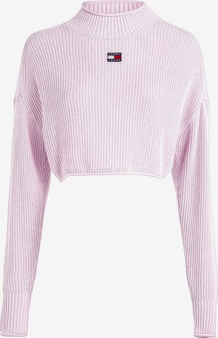 Pull-over Tommy Jeans en rose : devant