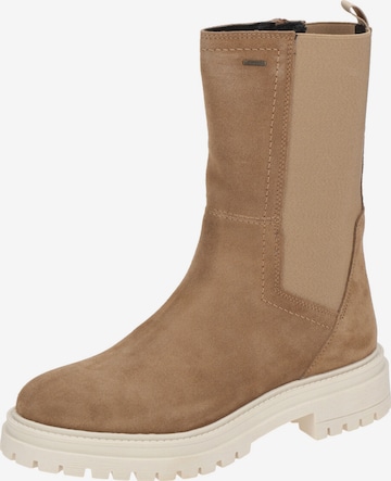 GEOX Boots 'Geox IRIDEA Stiefel braun beige wasserdicht D26D0B' in Beige: Vorderseite