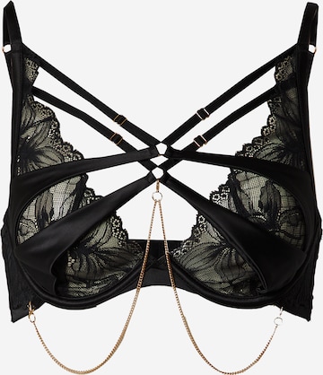 Hunkemöller Triangel BH 'Chayna' in Schwarz: predná strana