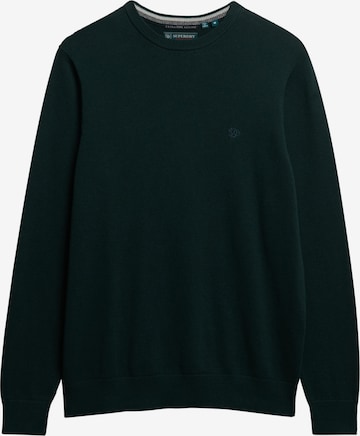Superdry Trui 'Essentials' in Groen: voorkant