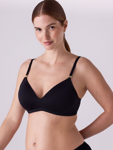 Next T-shirt Kojící podprsenka – černá: přední strana