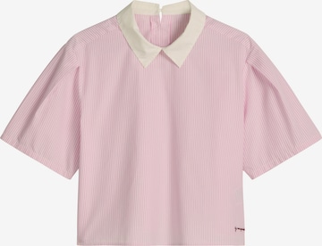 Marc O'Polo DENIM Blouse in Pink: front
