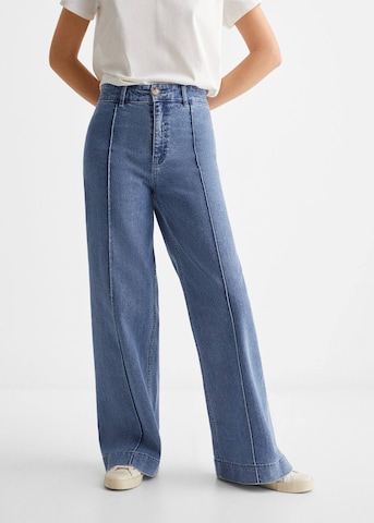 MANGO TEEN Wide leg Jeans 'french' in Blue: front