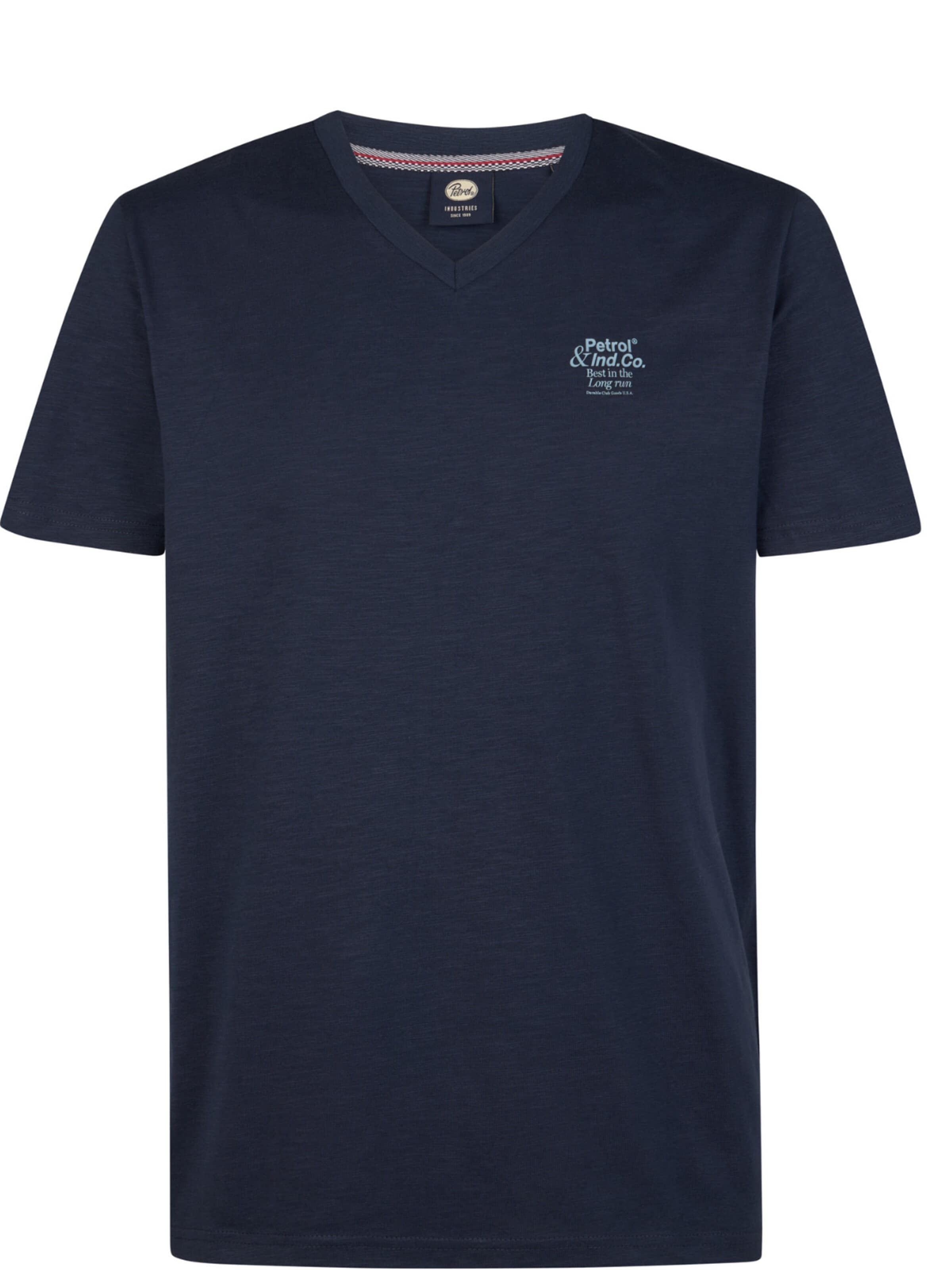 PETROL Shirt 'Petrol Industries - Heren t-shirt' in Blauw: voorkant
