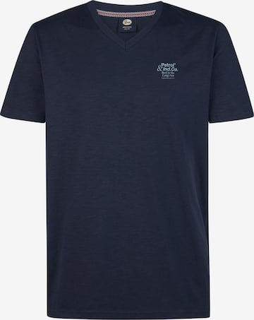 PETROL Shirt 'Petrol Industries - Heren t-shirt' in Blauw: voorkant