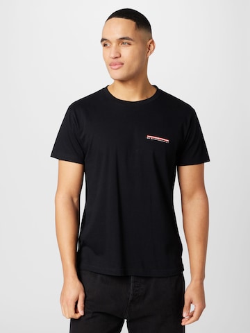 Vertere Berlin T-shirt 'GOLDANKAUF' i svart: framsida