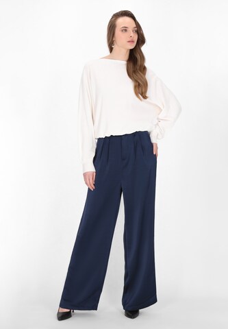 DreiMaster Klassik Свитер 'Classic Look' в Белый