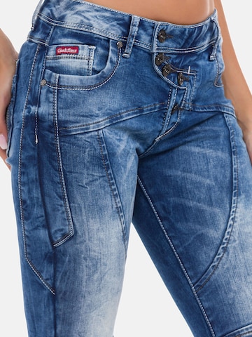 CIPO & BAXX Slimfit Jeans 'WD502' in Blauw
