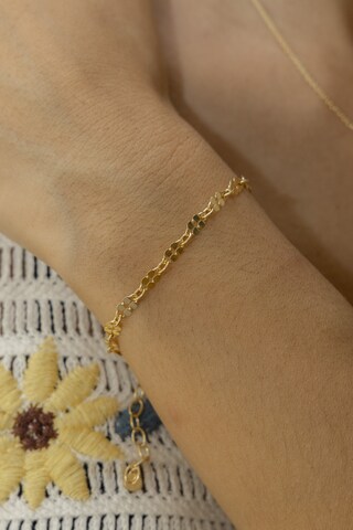 Bracelet caï en or : devant