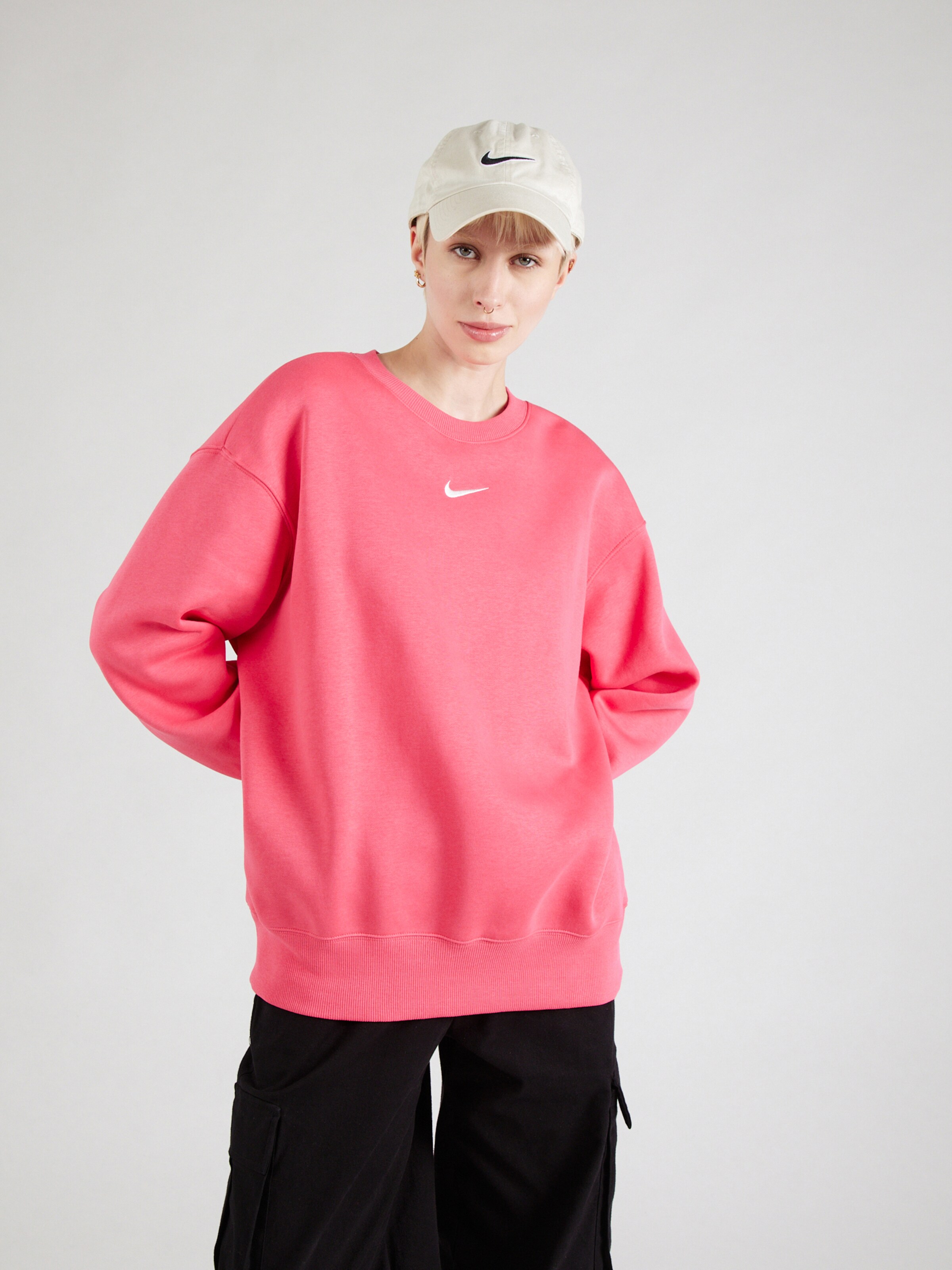 Nike Sportswear Sudadera Phoenix Fleece en Rosa ABOUT YOU