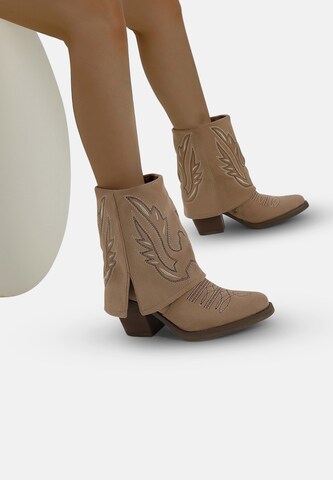 Elara Cowboylaarzen in Groen