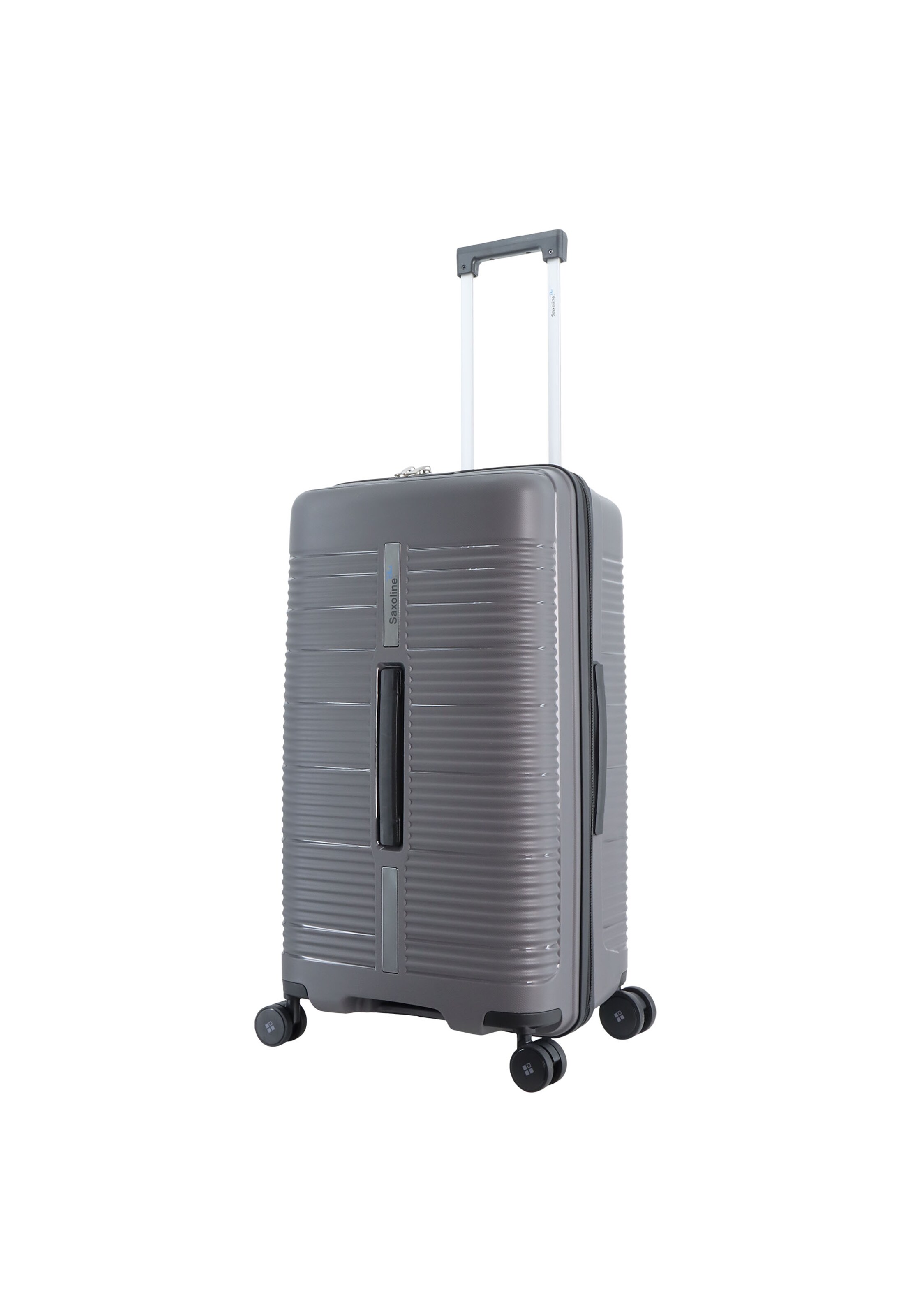 Saxoline Blue Suitcase 'Overly' in Silver