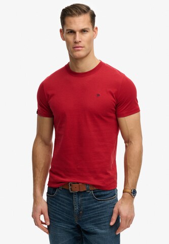 T-Shirt 'Essential' Superdry & Co en rouge : devant